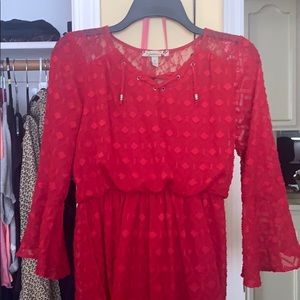 Red dress